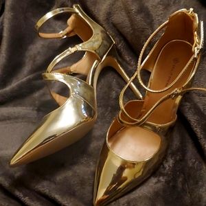 Gold  Call it Spring stilettos
